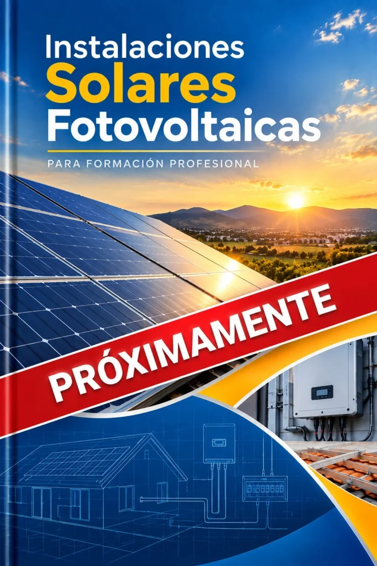Portada del libro Instalaciones Solares Fotovoltaicas, de J.R.J. Escribano